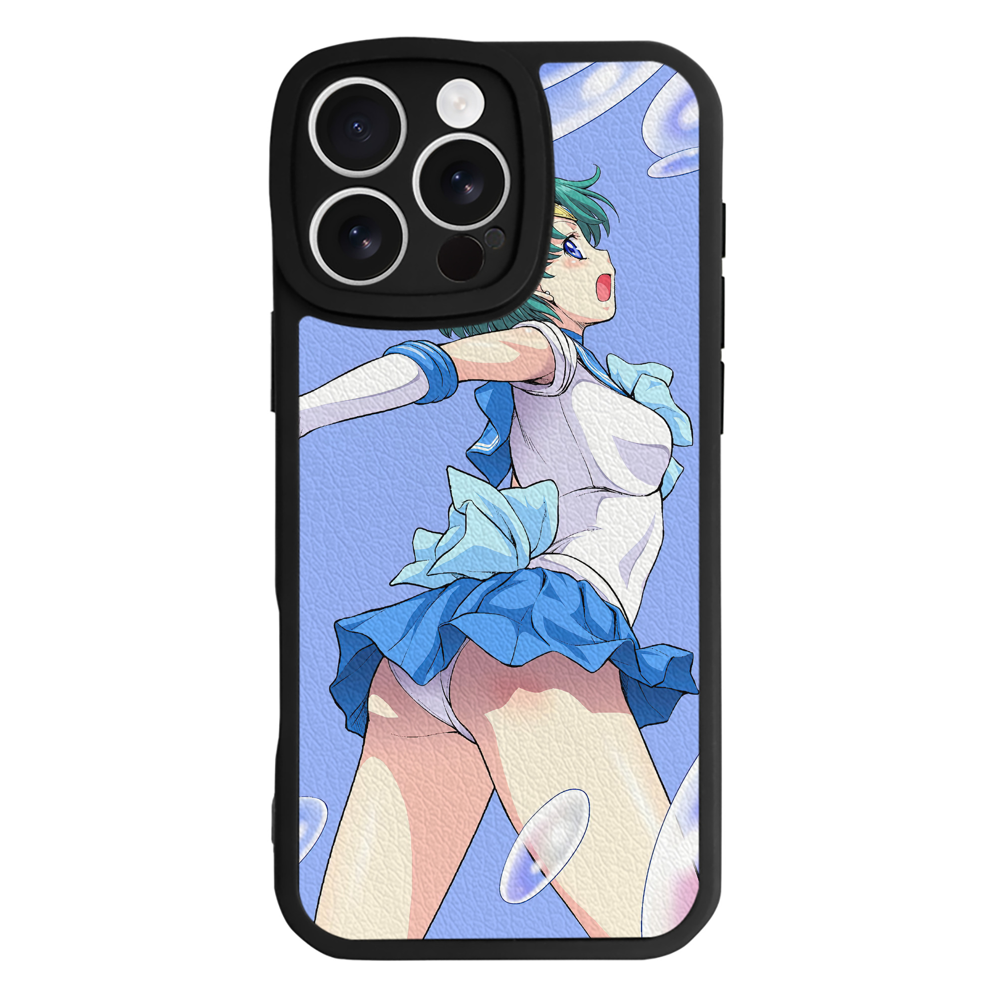 （画像用） 美少女戦士セーラームーン Sailor Moon 【iPhone 16シリーズ対応】シリコンスマホケース（レザー調） 材質：シリコン